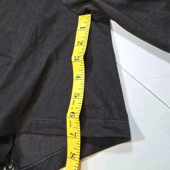 2 Pieces Outfit Victorias Secret VS Sport Black Crop Top Shorts Size M 170/96A - Picture 12 of 16